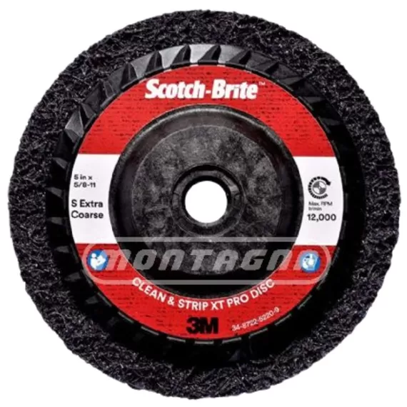 SCOTCH-BRITESCM DISCOS FLAP / CS / UNITIZADODISCO CLEAN STRIP SCOTCH-BRITE 3M COM RESPALDO