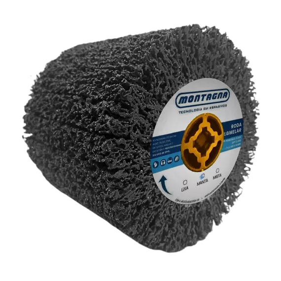 SCOTCH-BRITECLEAN STRIP CSRODA LAMELAR MONTAGNA KGB MANTA BLACK BUFF CS 110,000 X 100,000 X 19,000