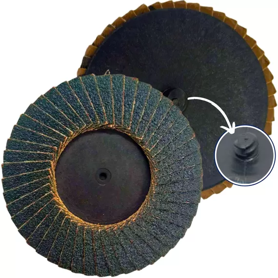 LIXASDISCOS FLAPDISCO ROLOC FLAP 50MM E 75MM - MONTAGNA