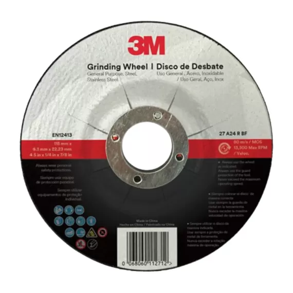 FERRAMENTAS ABRASIVASDISCOS DE DESBASTEDISCO DE DESBASTE USO GERAL 3M