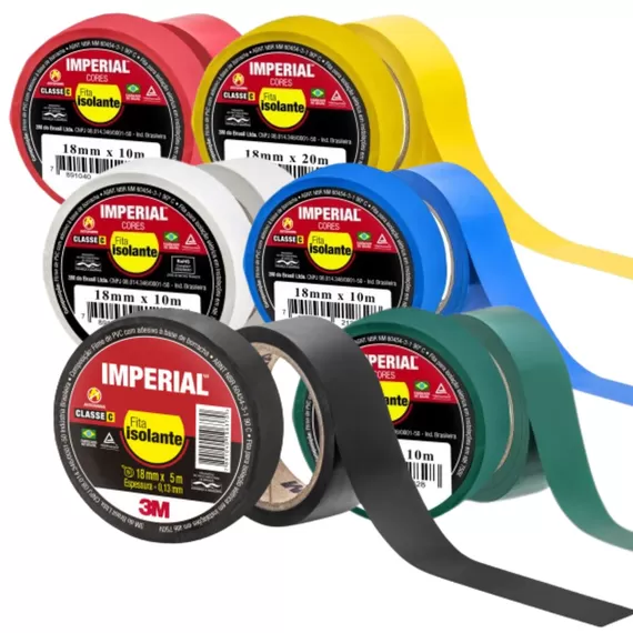 PRODUTOS DIVERSOS 3MFITAS 3MFITA ISOLANTE 3M IMPERIAL SLIM CORES