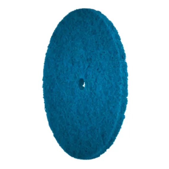 SCOTCH-BRITEFOLHAS, ROLOS E DISCOSDISCO DE MANTA ABRASIVA MONTAGNA - GRÃO A240-A360 - AZUL