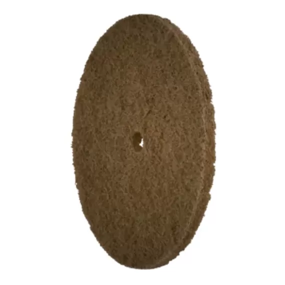 SCOTCH-BRITEFOLHAS, ROLOS E DISCOSDISCO DE MANTA ABRASIVA MONTAGNA - GRÃO A150-A180 - BEGE